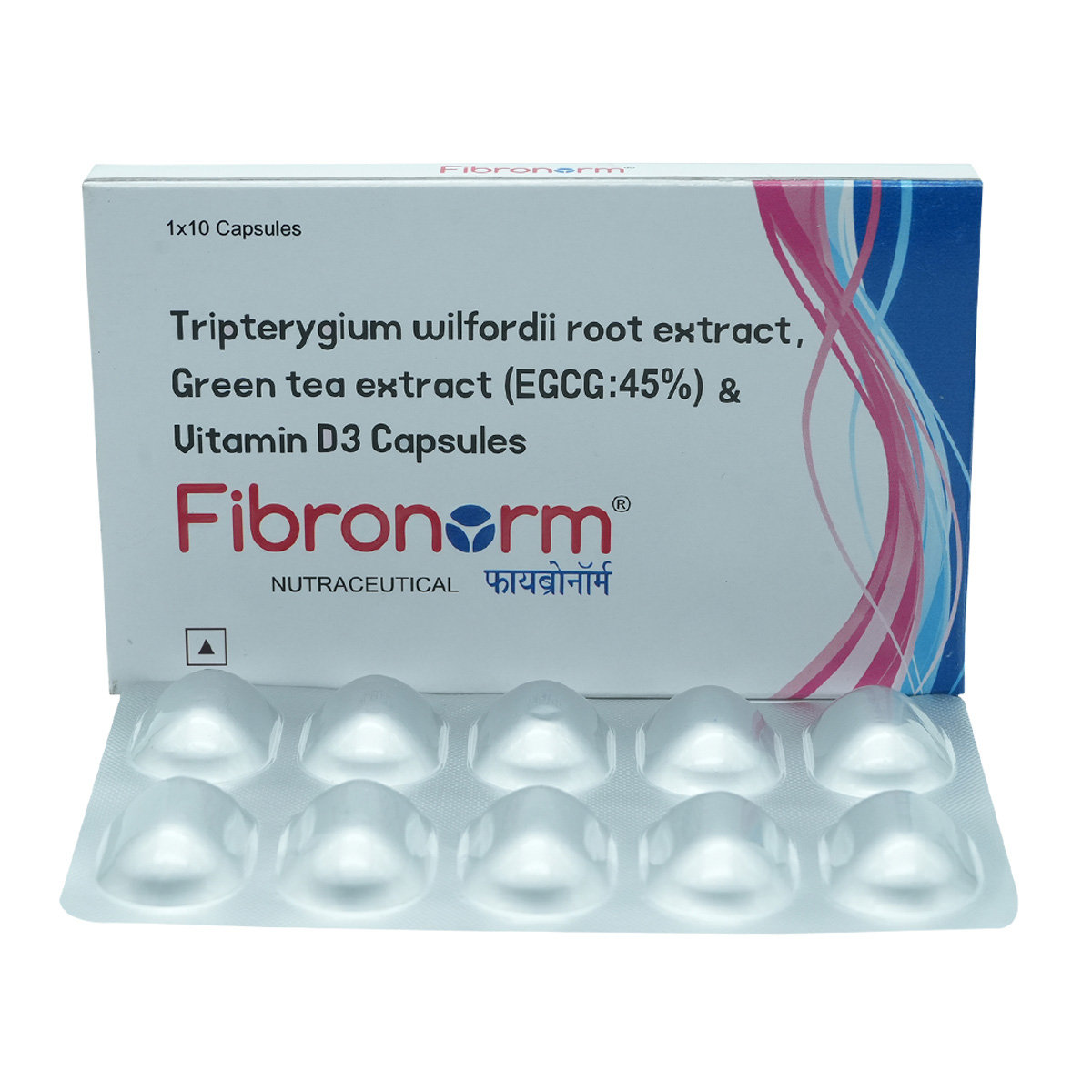 Fibronorm Capsule 10's, Pack of 10 Fibronorm Capsule 10's, Pack of 10
