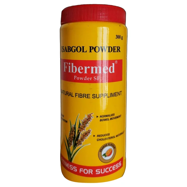 Fibermed SF Hi-Fibre Orange Isabgol Husk Powder, 300 gm
