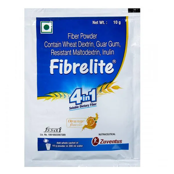 Fibrelite Orange Flavour Sachet 10 gm