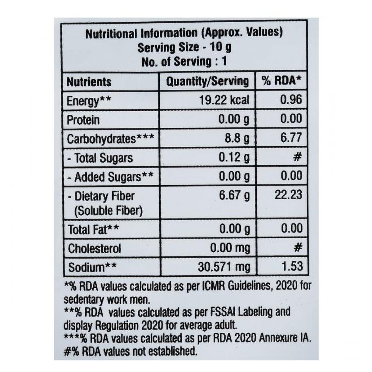 Fibrelite Orange Flavour Sachet 10 gm, Pack of 1 Fibrelite Orange Flavour Sachet 10 gm, Pack of 1