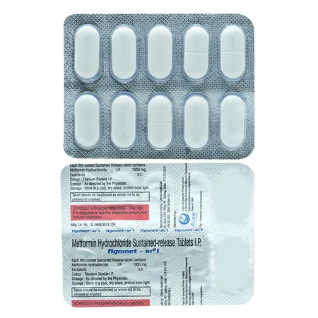 Figomet-SR 1 Tablet 10's