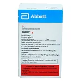Finecef 1 gm Injection 1's, Pack of 1 INJECTION