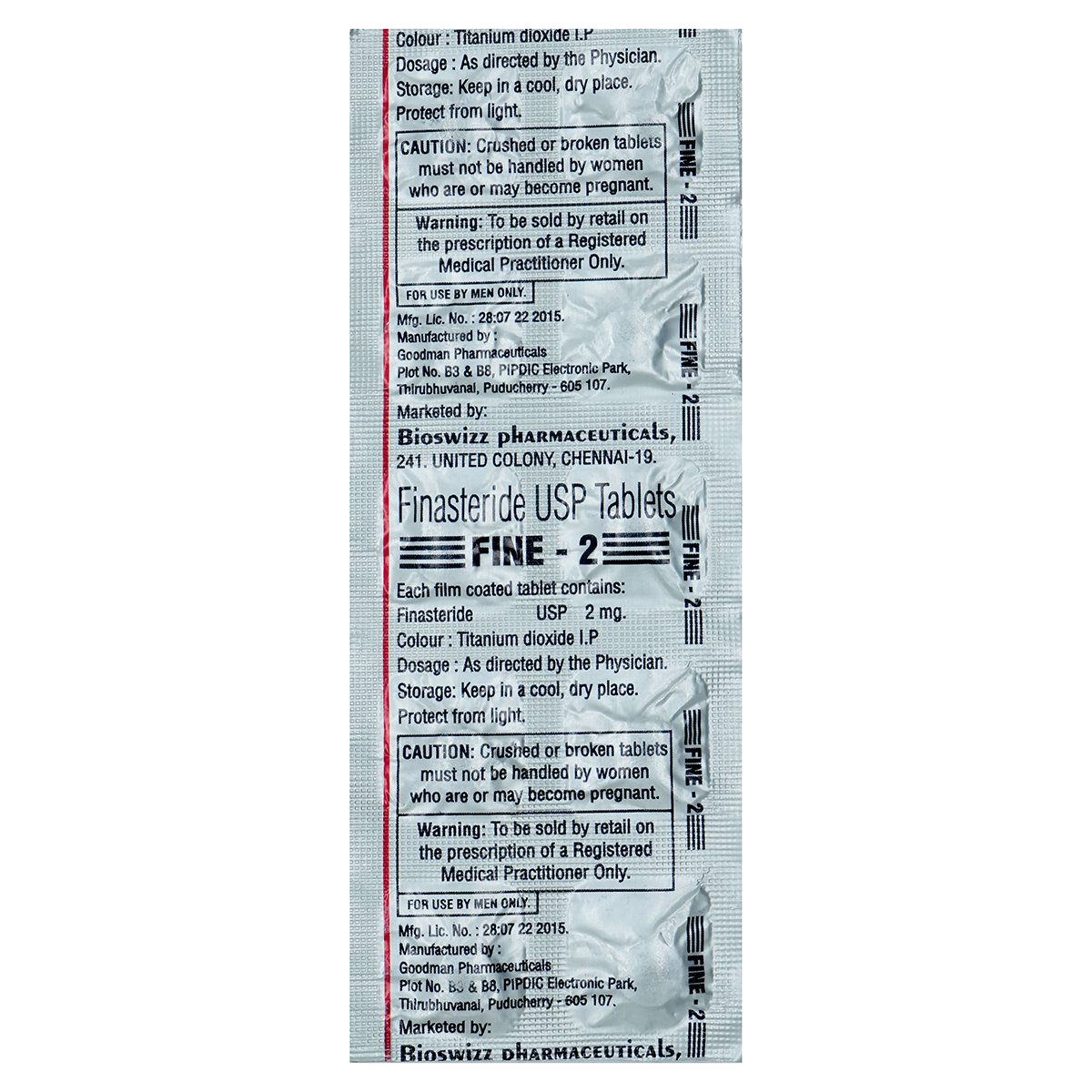 Fine 2 Tablet 10's, Pack of 10 TabletS Fine 2 Tablet 10's, Pack of 10 TabletS