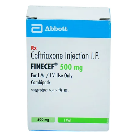 Finecef 500 mg Injection 1's