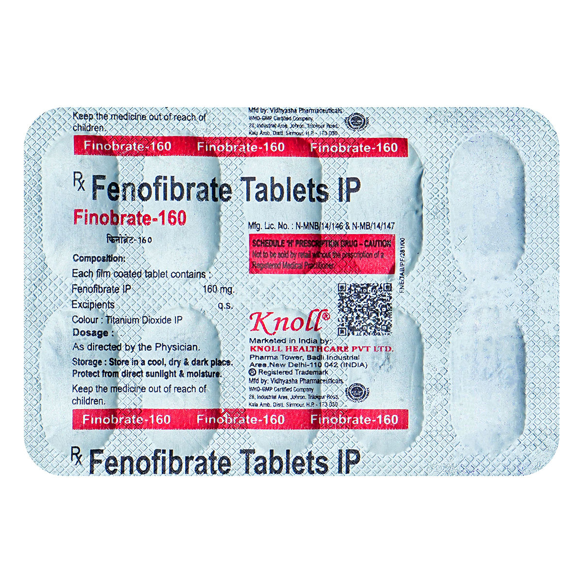 Buy Finobrate 160mg Tablet 10s Online