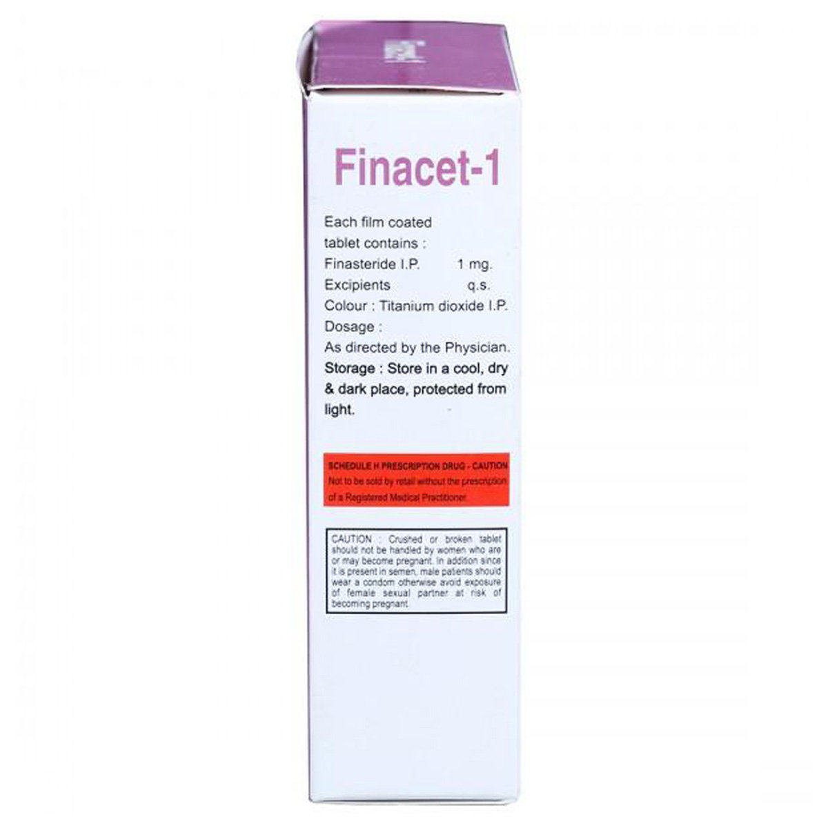 Finacet-1mg Tablet 10's, Pack of 10 TabletS Finacet-1mg Tablet 10's, Pack of 10 TabletS