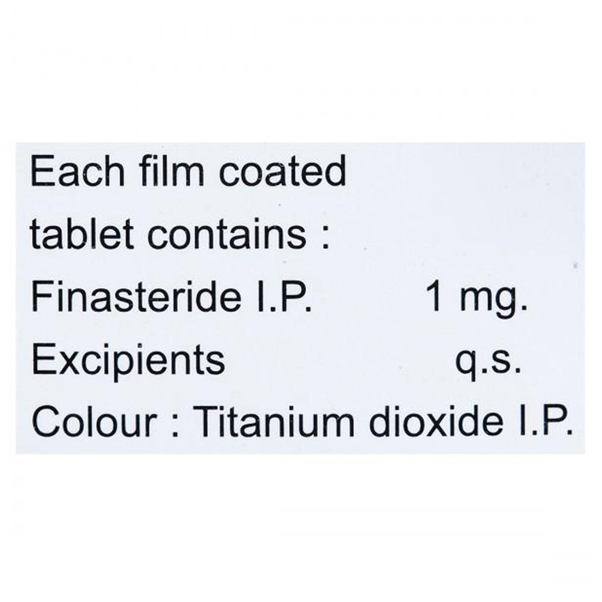 Finacet-1mg Tablet 10's, Pack of 10 TabletS Finacet-1mg Tablet 10's, Pack of 10 TabletS