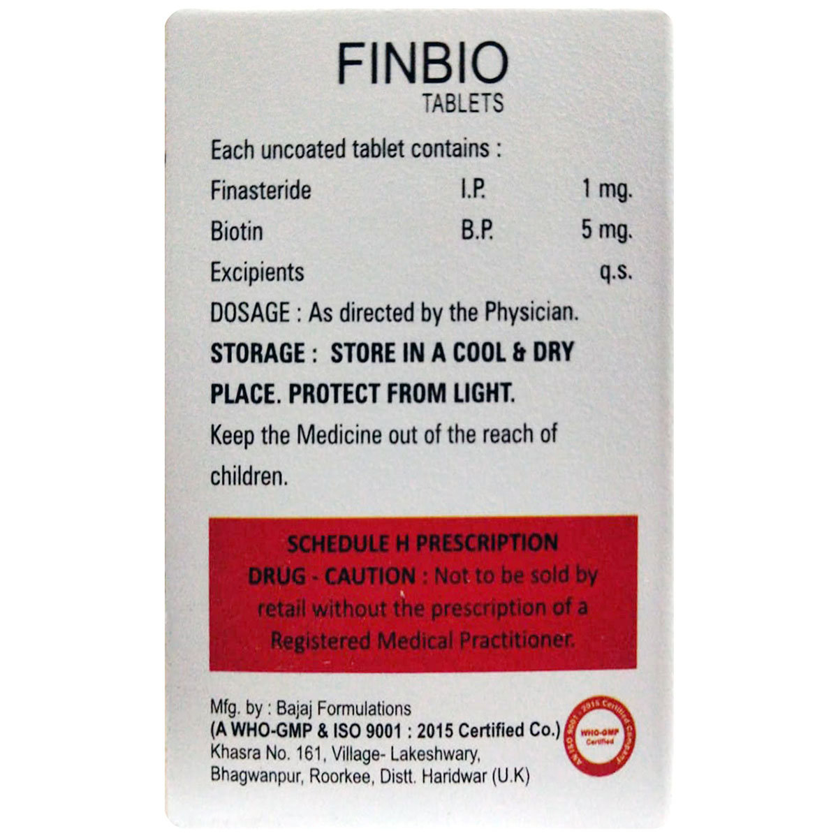 Finbio Tablet 10's, Pack of 10 TabletS Finbio Tablet 10's, Pack of 10 TabletS