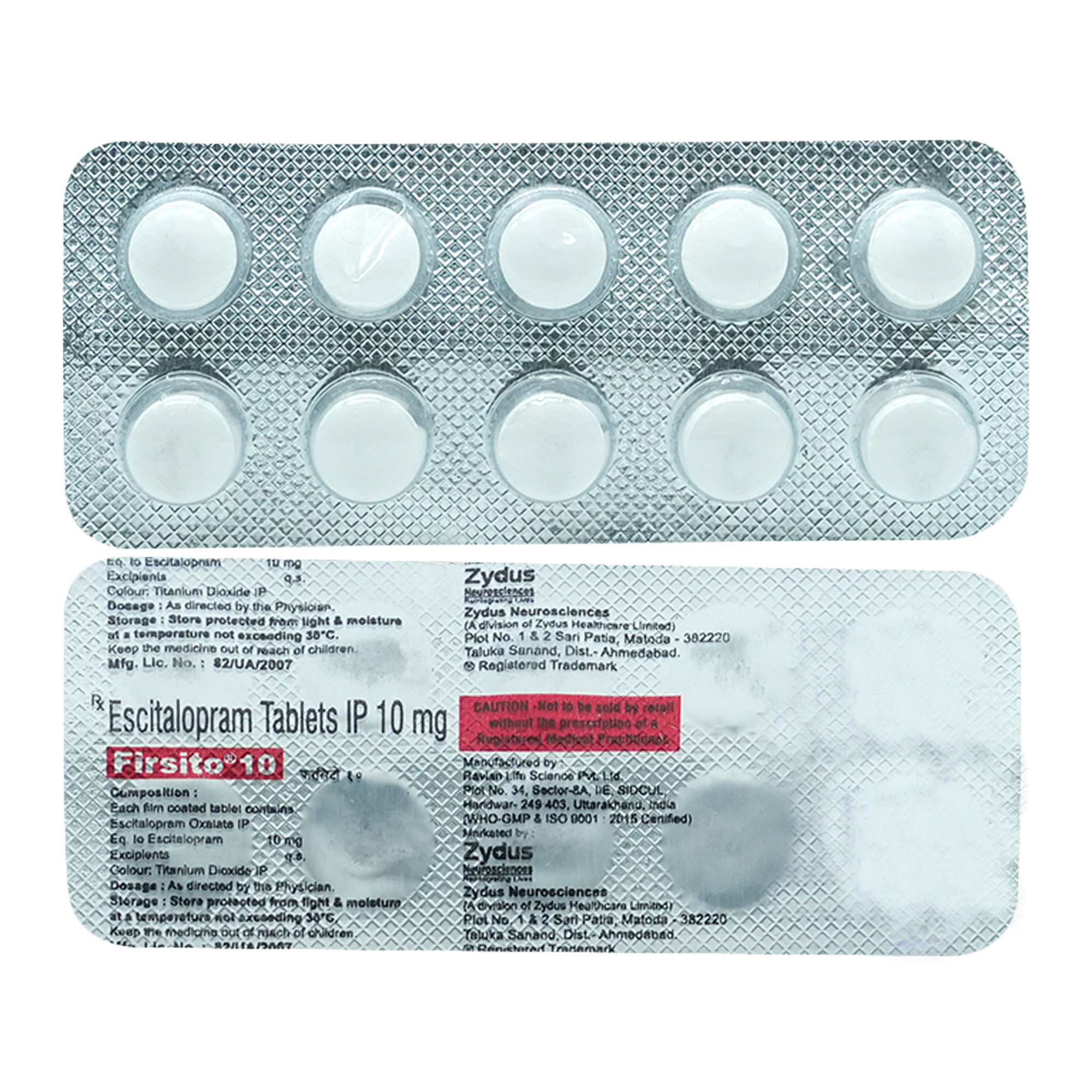 Firsito 10 Tablet 10's, Pack of 10 TABLETS Firsito 10 Tablet 10's, Pack of 10 TABLETS