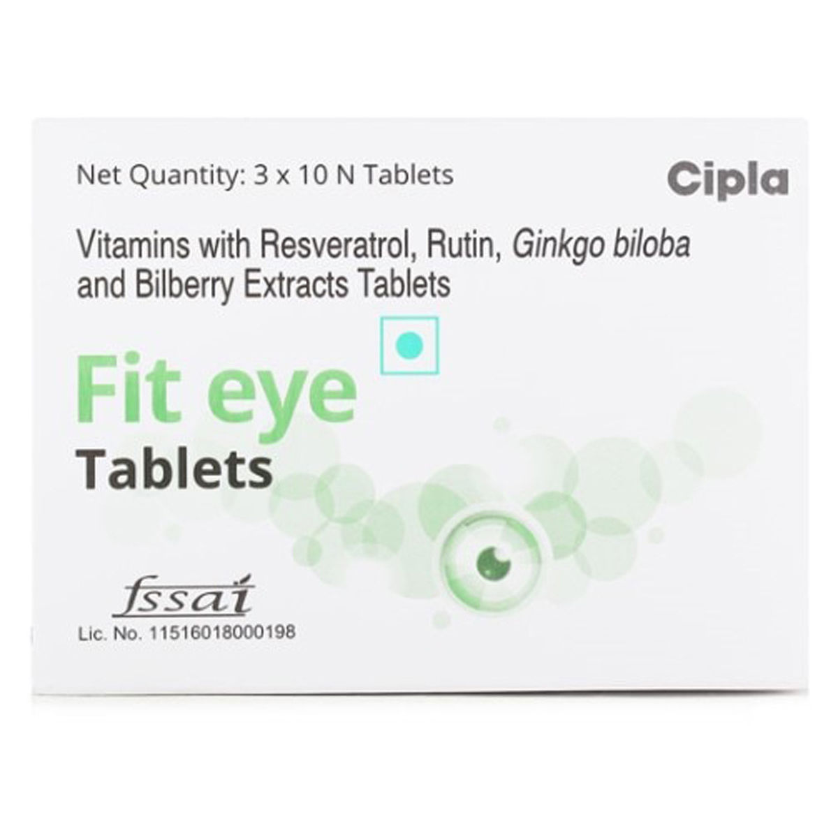 Buy Fit Eye Tablet 10's Online