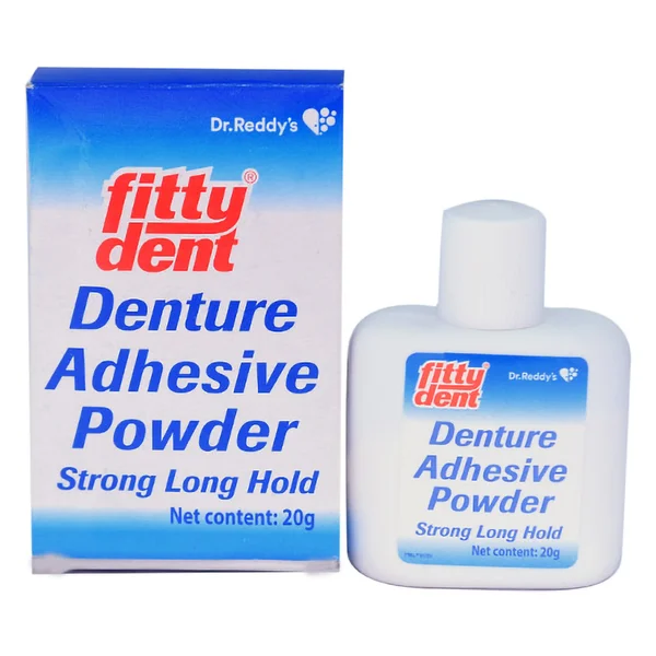Fittydent Super Denture Adhesive Powder, 20 gm, Pack of 1