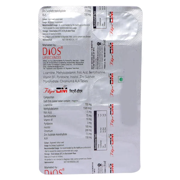 Fitjee DM Tablet 10's