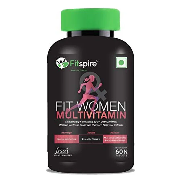 Fitspire Fit Women Multivitamin, 60 Tablets, Pack of 1