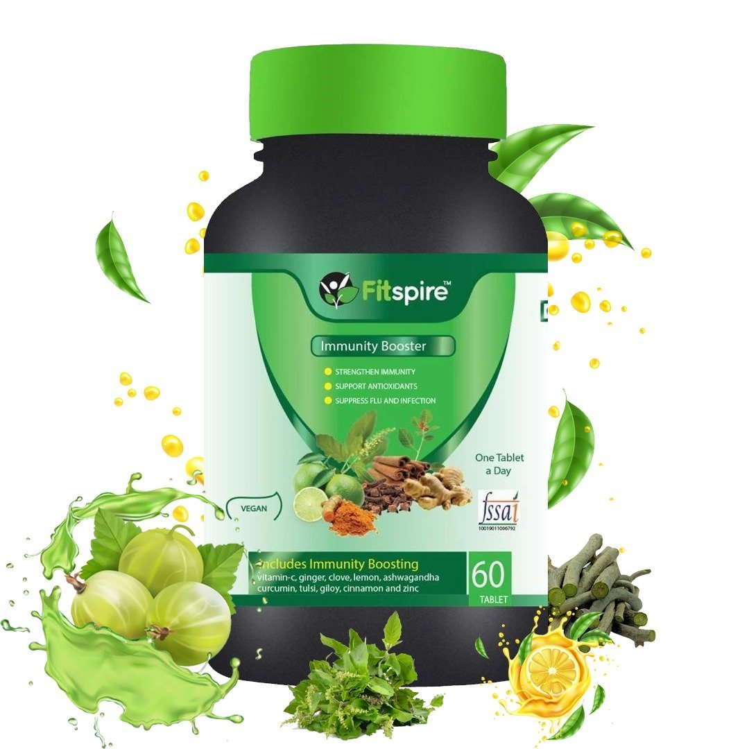 Fitspire Immunity Booster, 60 Tablets, Pack of 1 Fitspire Immunity Booster, 60 Tablets, Pack of 1