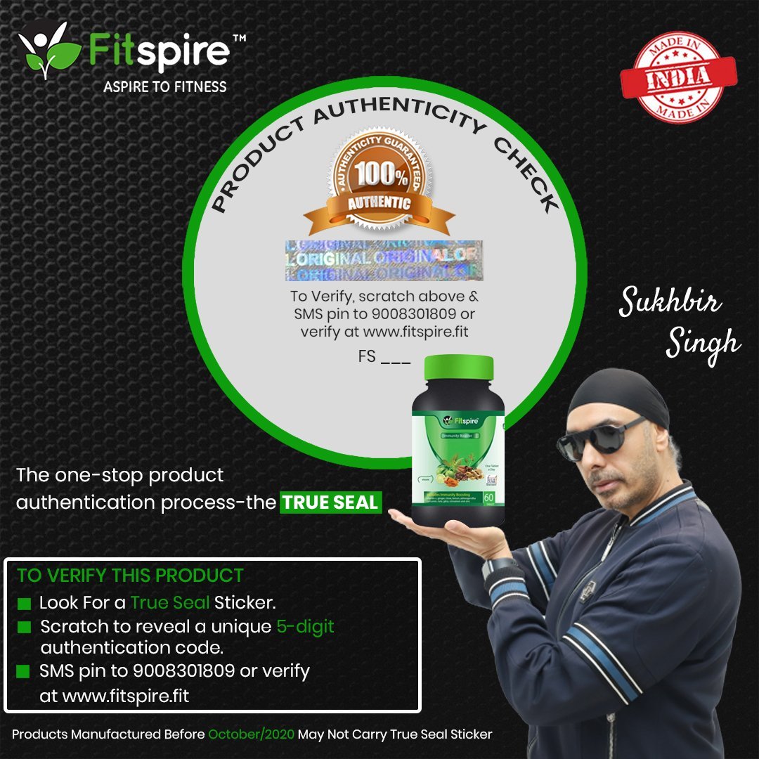 Fitspire Immunity Booster, 60 Tablets, Pack of 1 Fitspire Immunity Booster, 60 Tablets, Pack of 1