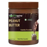 Fitspire Crunchy Chocolate Flavour Peanut Butter, 340 gm, Pack of 1