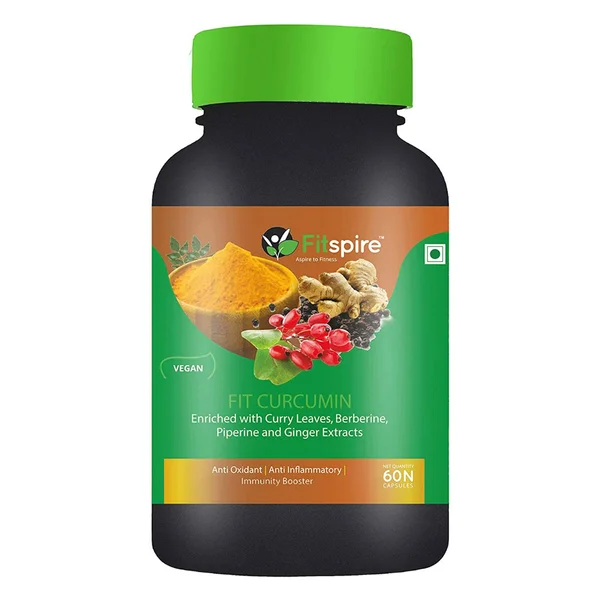 Fitspire Fit Curcumin, 60 Capsules, Pack of 1