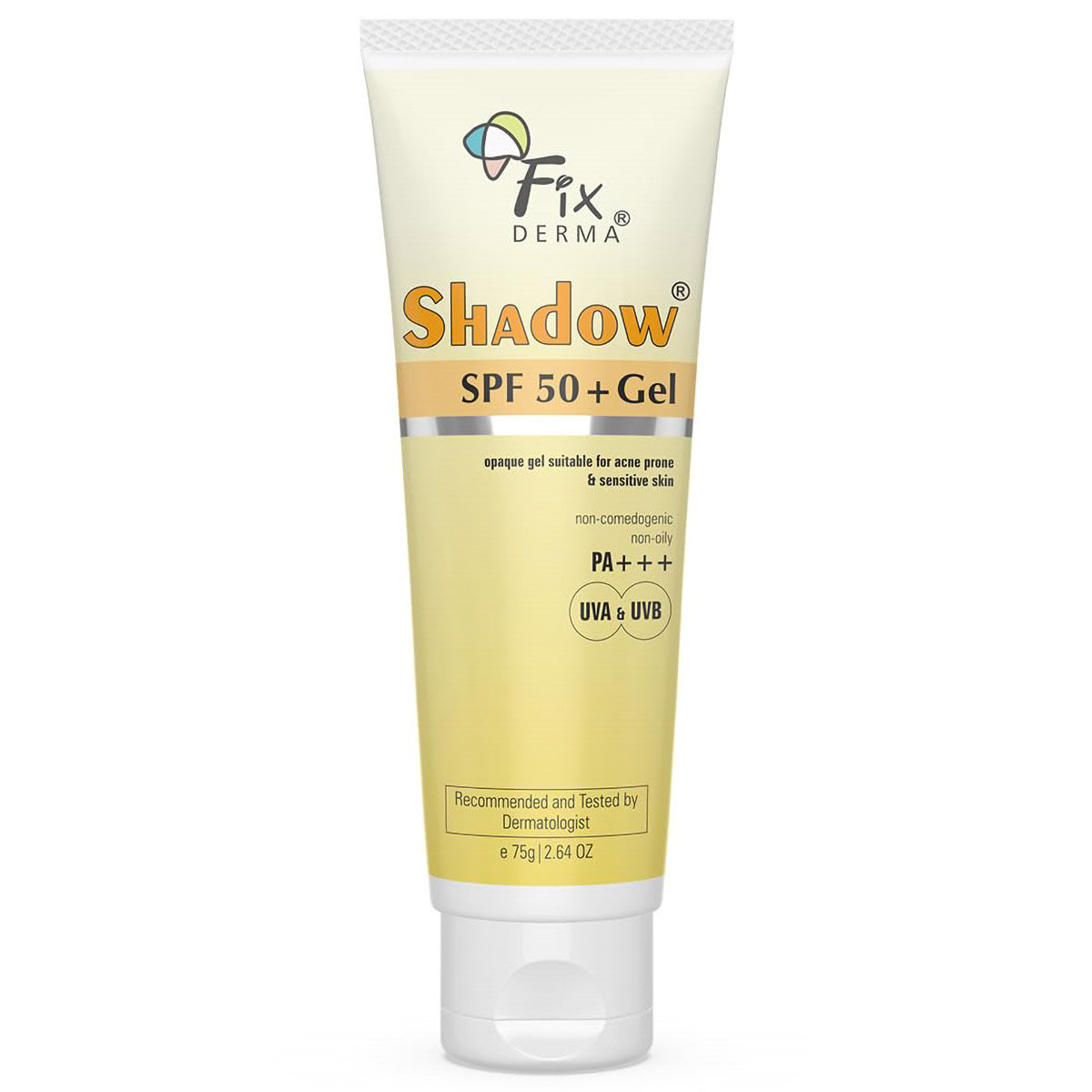Fixderma Shadow SPF 50+ Gel,75 gm, Pack of 1 Fixderma Shadow SPF 50+ Gel,75 gm, Pack of 1