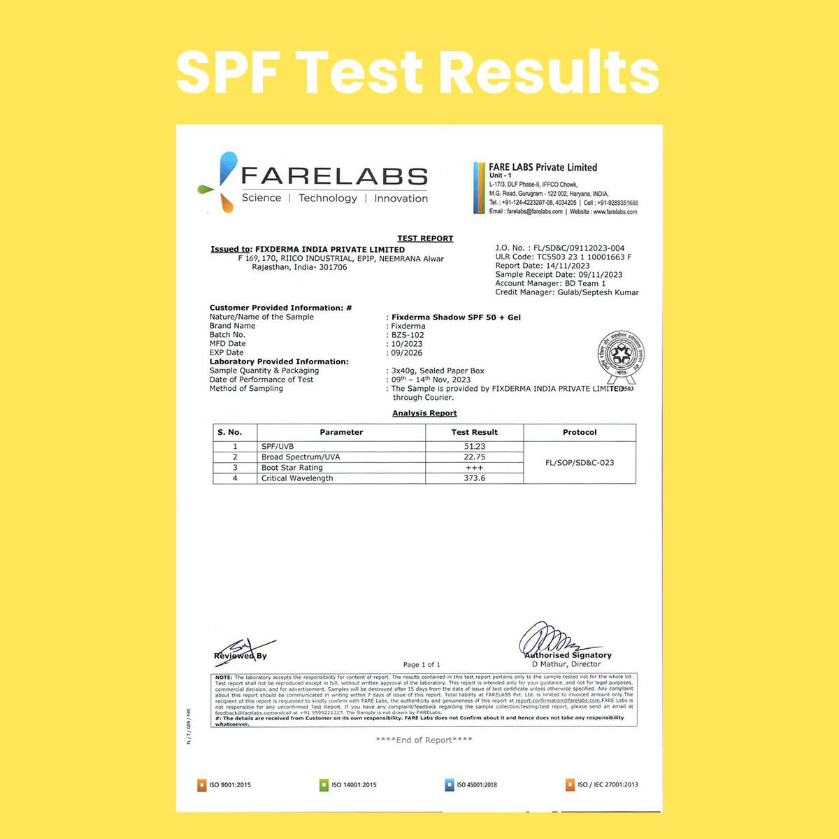 Fixderma Shadow SPF 50+ Gel,75 gm, Pack of 1 Fixderma Shadow SPF 50+ Gel,75 gm, Pack of 1