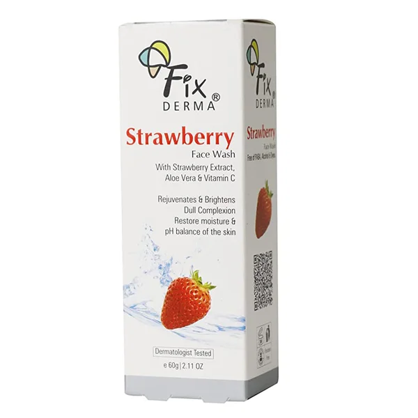 Fixderma Strawberry Face Wash, 60 gm