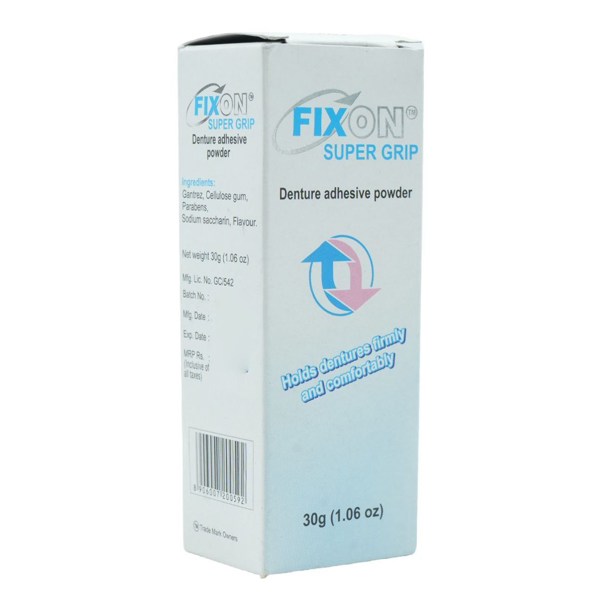 Fixon Super Grip Strawberry Flavour Denture Adhesive Powder 30 gm Price