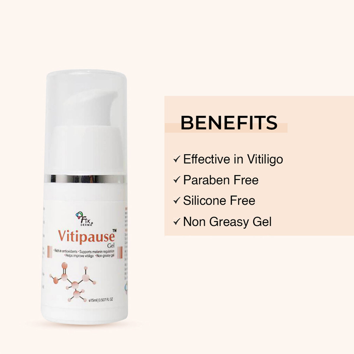 Fixderma Vitipause Gel 15 ml, Pack of 1 Fixderma Vitipause Gel 15 ml, Pack of 1