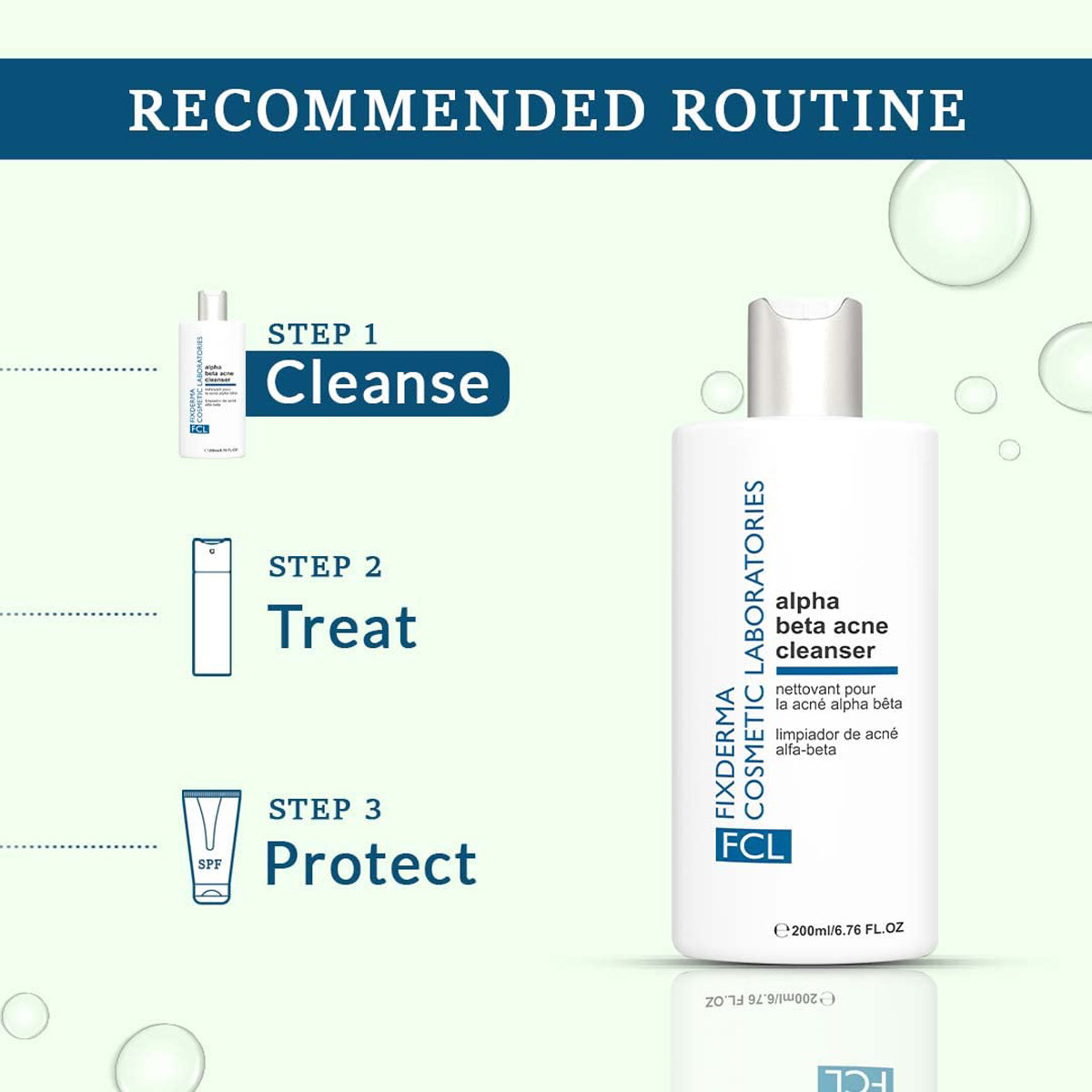 Fixderma Alpha Beta Acne Cleanser 200 ml, Pack of 1 Fixderma Alpha Beta Acne Cleanser 200 ml, Pack of 1