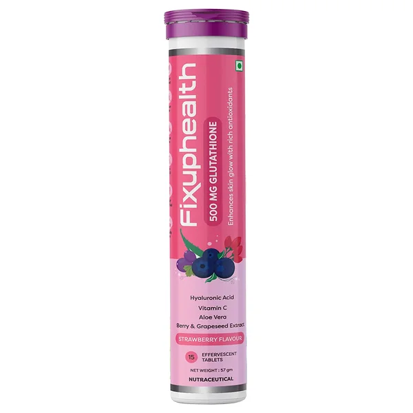 Hiniss Fixuphealth 500mg Glutathione Strawberry Flavour