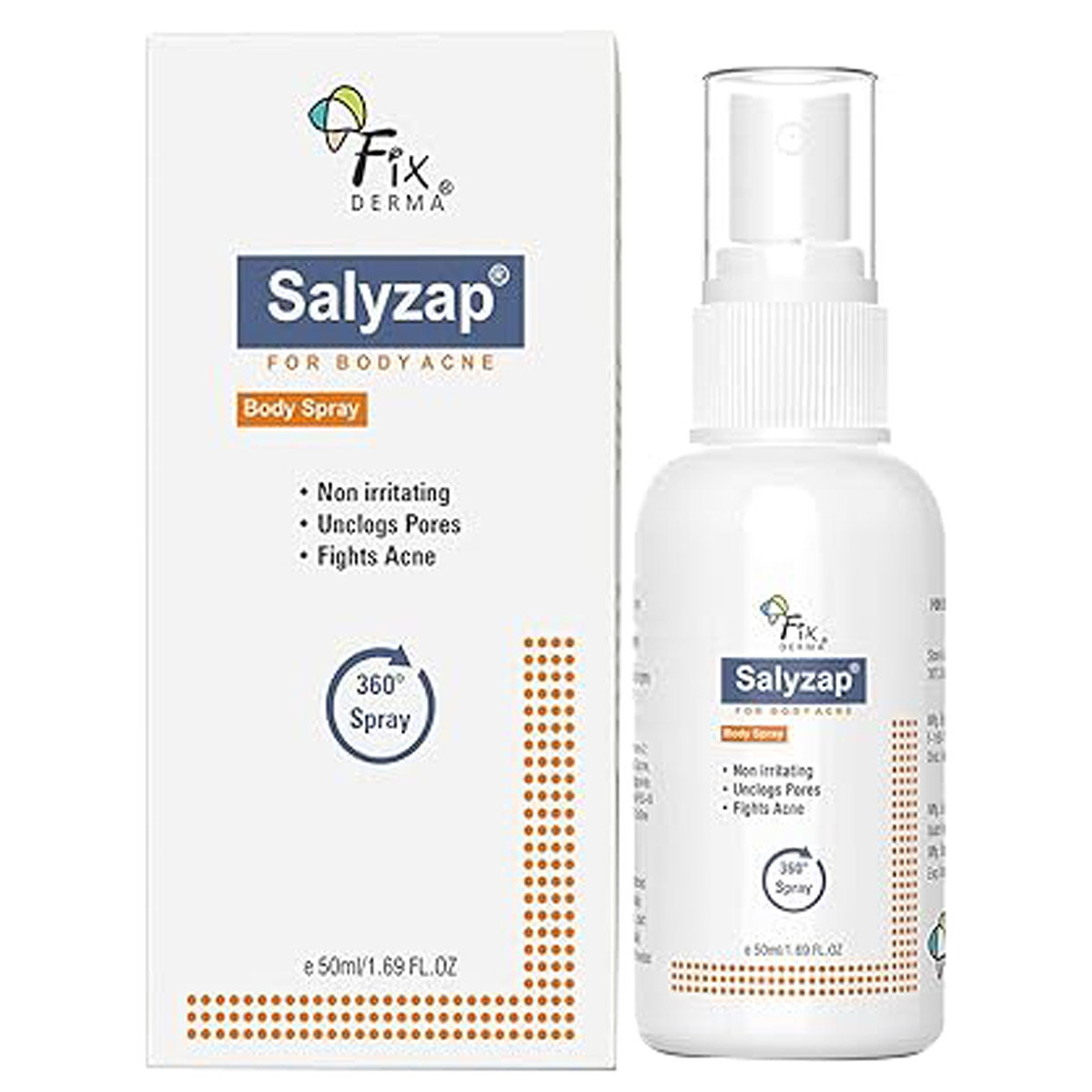 Fixderma Salyzap Body Spray 50 ml, Pack of 1 Fixderma Salyzap Body Spray 50 ml, Pack of 1