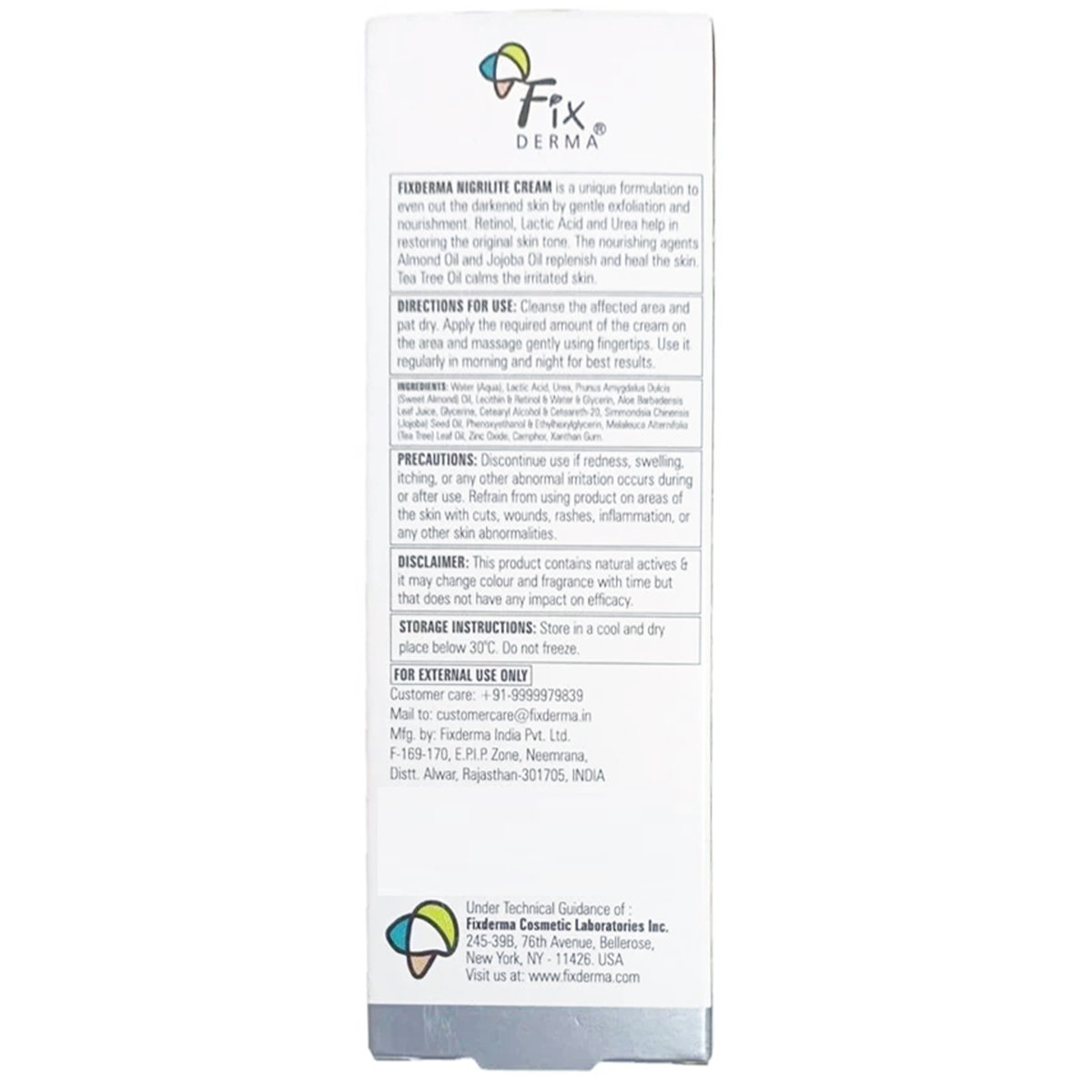 Fixderma Nigrilite Cream 50 gm, Pack of 1 Fixderma Nigrilite Cream 50 gm, Pack of 1