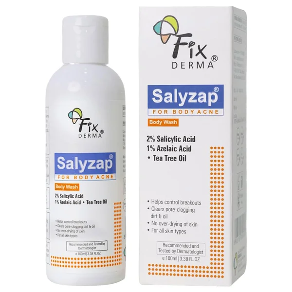 Fixderma Salyzap Tea Tree Oil Body Wash, 100 ml