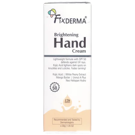 Fixderma SPF 50 Brightening Hand Cream, 30 gm