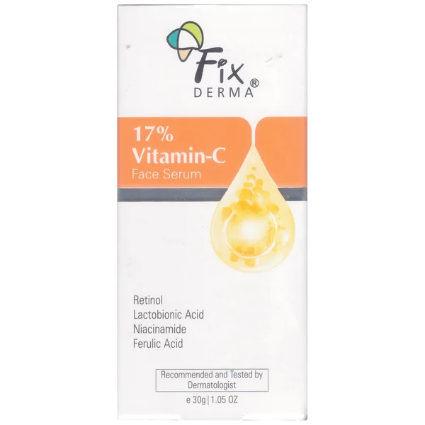 Fixderma 17% Vitamin-C Face Serum, 30 gm