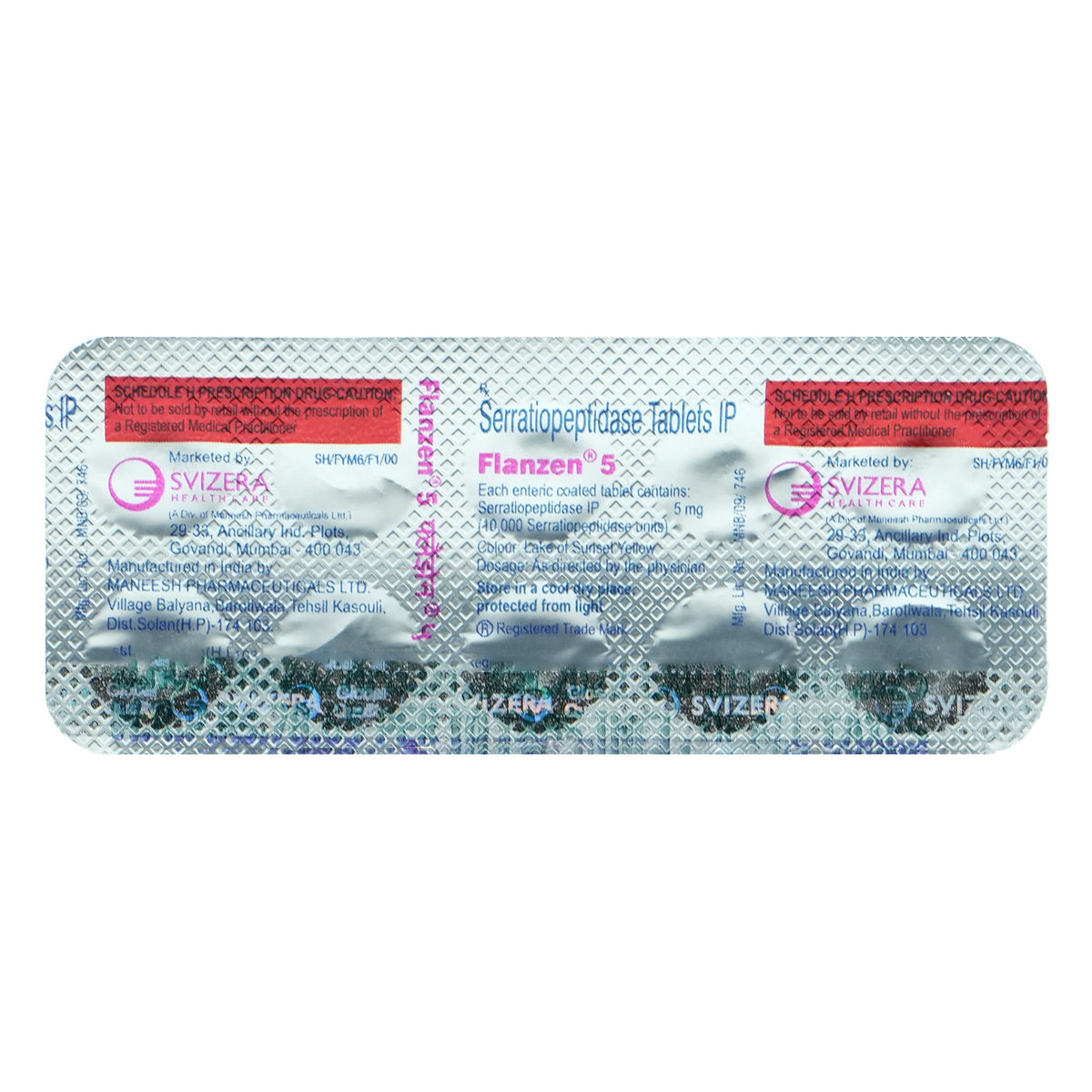 Flanzen 5mg Tablet 10's, Pack of 10 TabletS Flanzen 5mg Tablet 10's, Pack of 10 TabletS