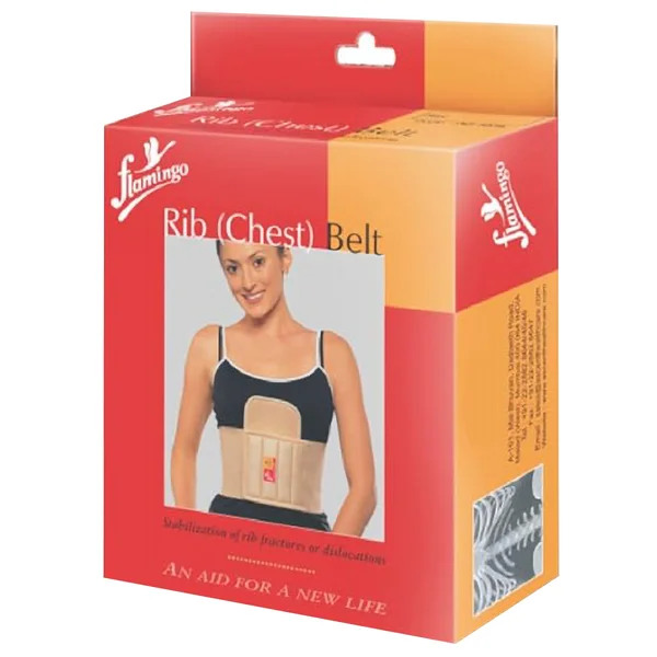 Flamingo Rib Belt Large, 1 Count, Pack of 1