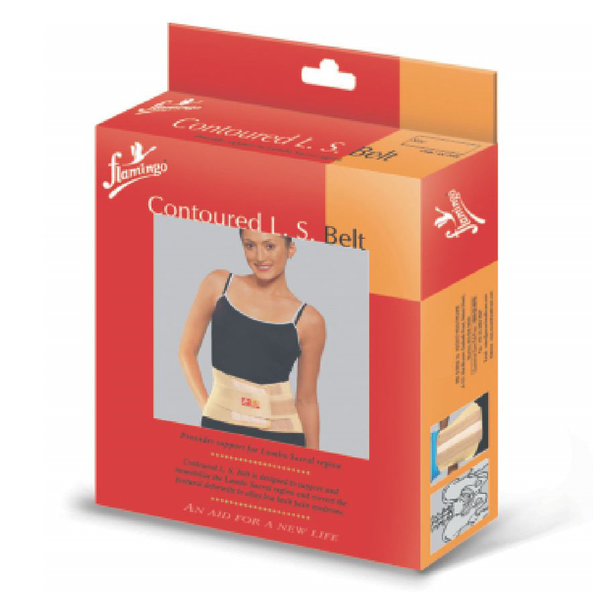 Flamingo Contoured Lumbar Sacro Belt Large, 1 Count, Pack of 1 Flamingo Contoured Lumbar Sacro Belt Large, 1 Count, Pack of 1