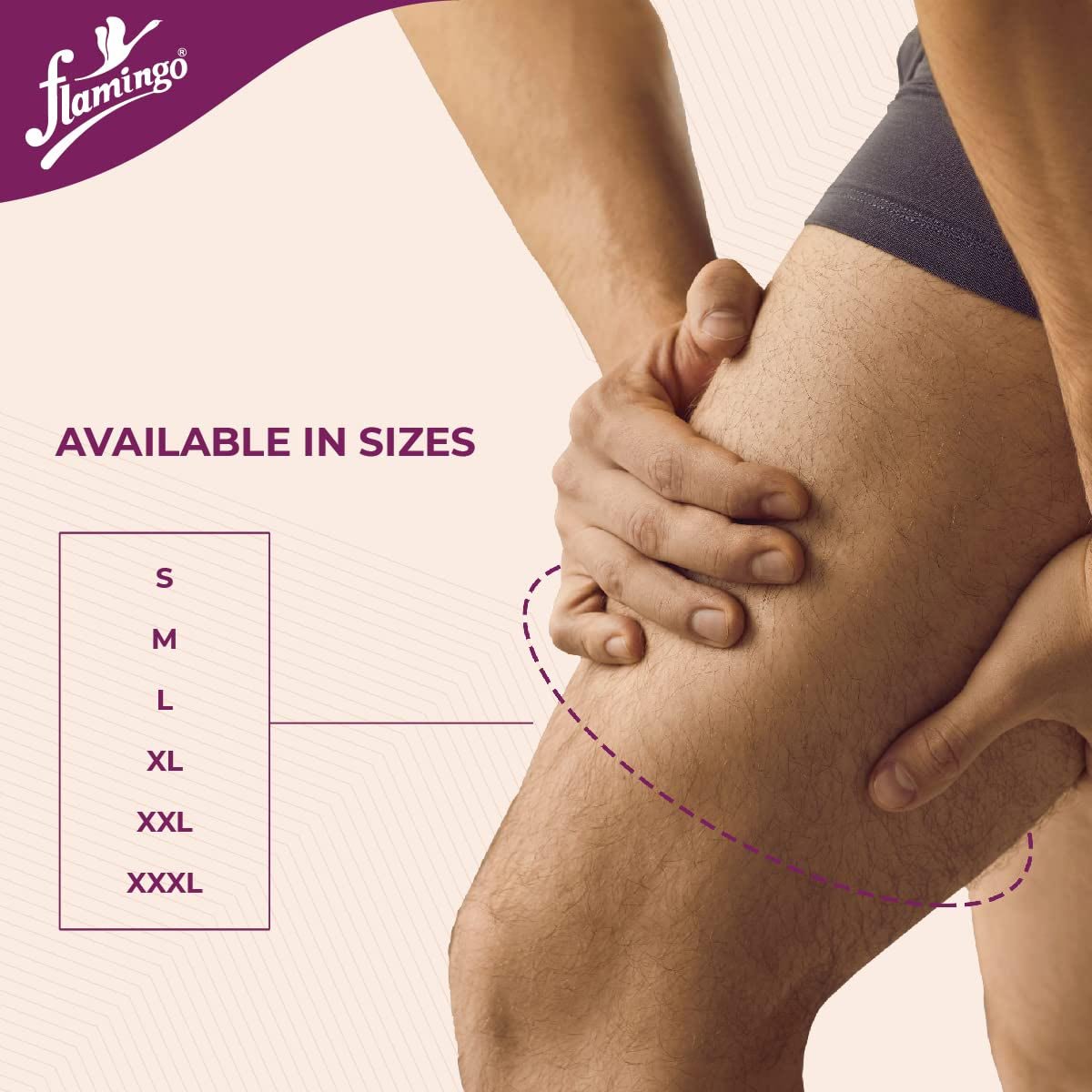 Flamingo Hinged Knee Cap Large, 1 Count, Pack of 1 Flamingo Hinged Knee Cap Large, 1 Count, Pack of 1