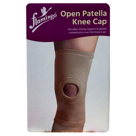 Flamingo Open Patella Knee Cap Large, 1 Count