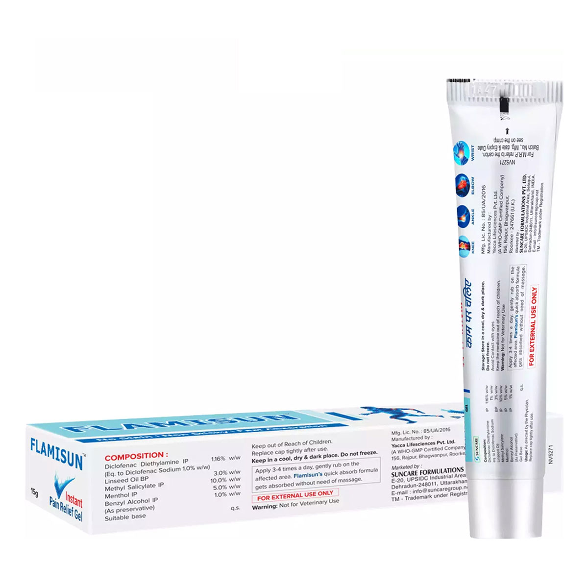 Flamisun Gel 15 gm, Pack of 1 Gel Flamisun Gel 15 gm, Pack of 1 Gel