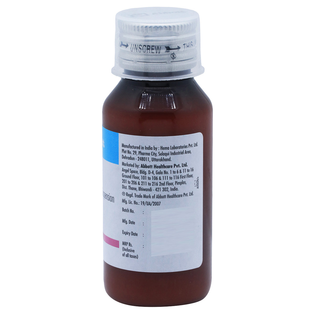 Flagyl-OF 50/100 Suspension 60 ml, Pack of 1 ORAL SUSPENSION Flagyl-OF 50/100 Suspension 60 ml, Pack of 1 ORAL SUSPENSION