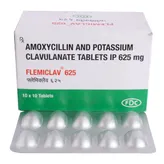 Flemiclav 625 mg Tablet 10's, Pack of 10 TabletS