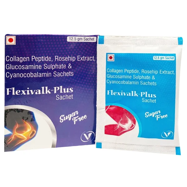 Flexivalk-Plus Sugar Free Sachet 12.5 gm, Pack of 1 Powder