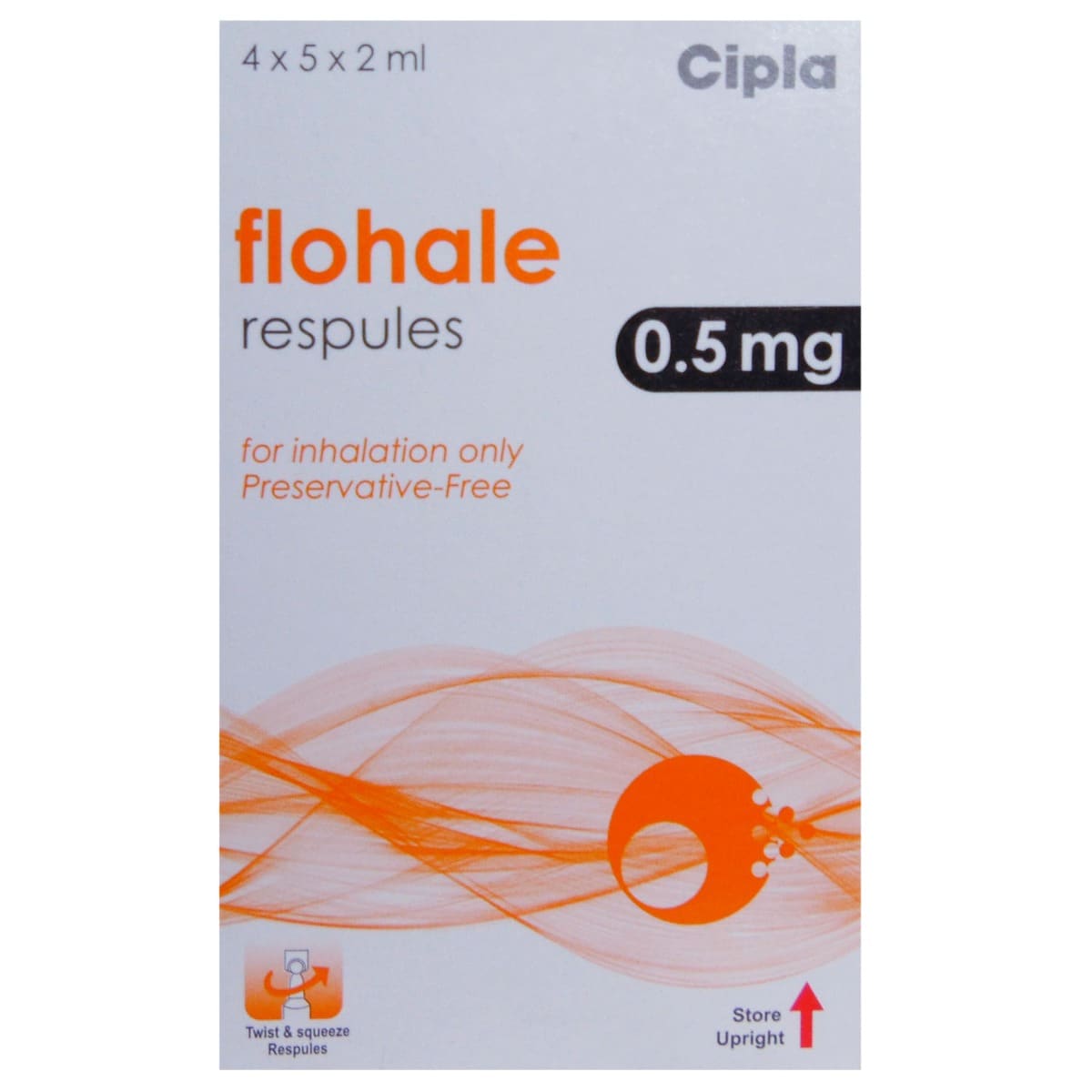 Flohale 0.5 mg Respules 5 x 2 ml, Pack of 5 RESPULESS Flohale 0.5 mg Respules 5 x 2 ml, Pack of 5 RESPULESS