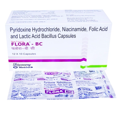 Flora-BC Capsule 10's, Pack of 10 CapsuleS