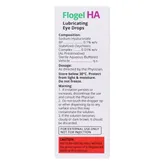 Flogel HA Eye Drop 10 ml, Pack of 1 EYE DROPS