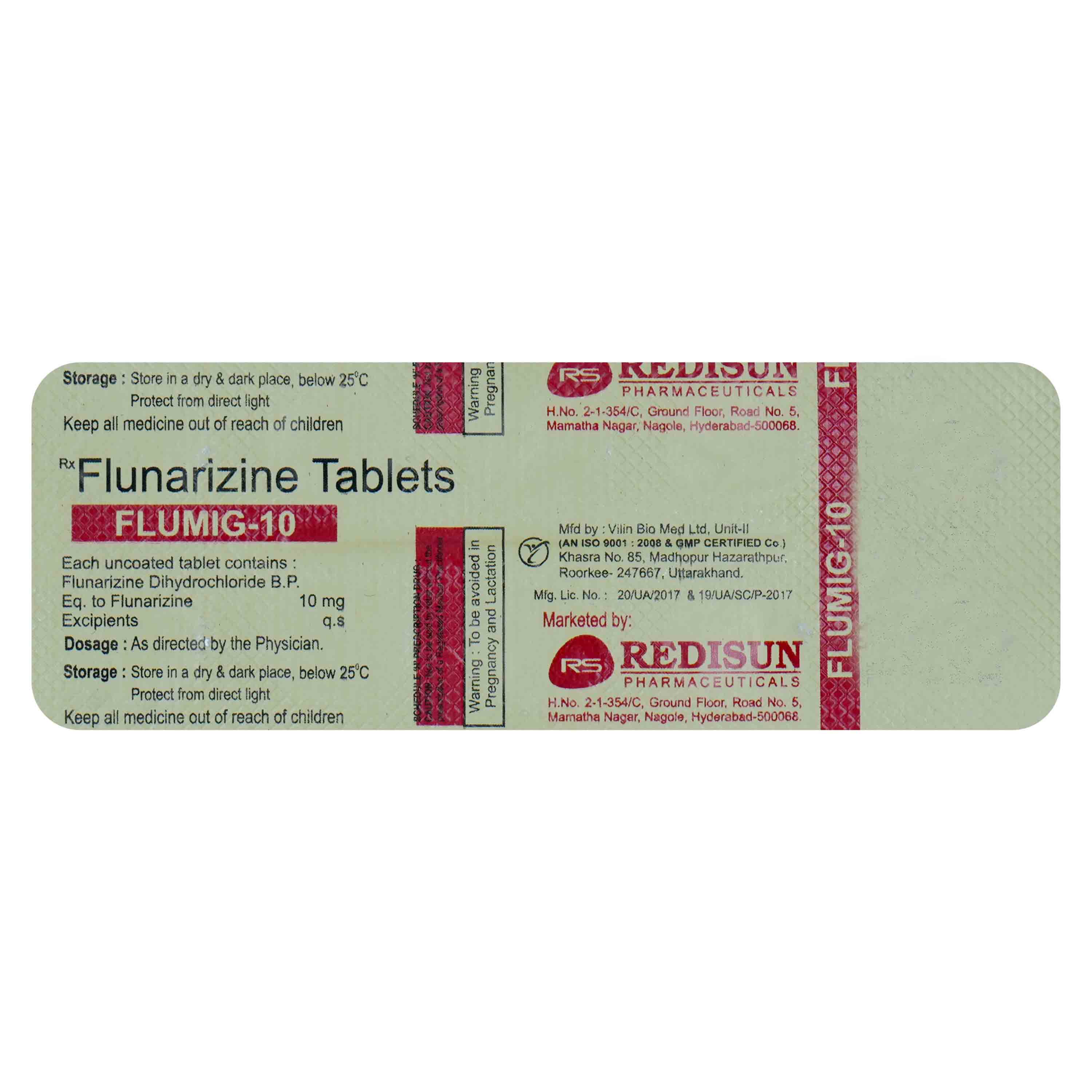 Buy FLUMIG 10MG TABLET Online