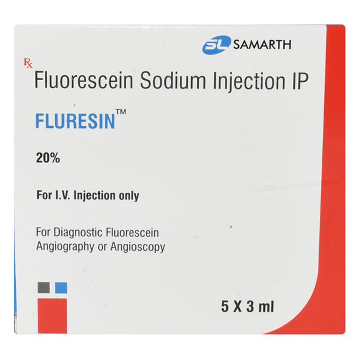 Buy Fluresin 20% Injection 3 ml Online