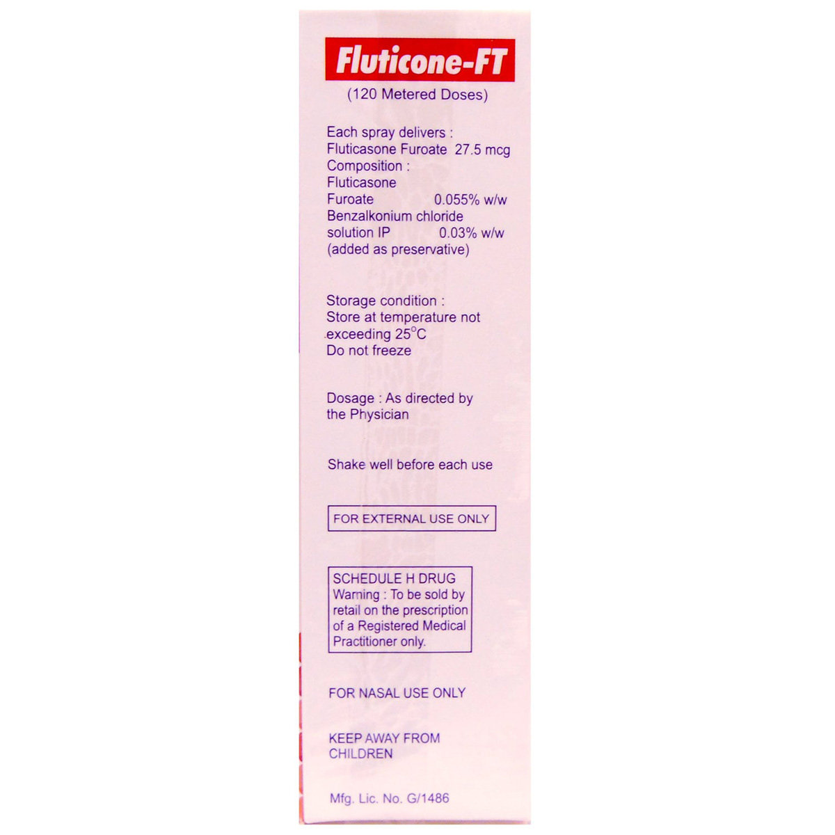 Fluticone-FT Nasal Spray 6 gm, Pack of 1 NASAL SPRAY Fluticone-FT Nasal Spray 6 gm, Pack of 1 NASAL SPRAY