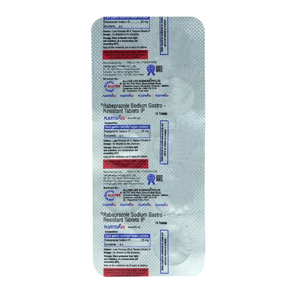 Fluxtop 20 mg Tablet 10's, Pack of 10 TabletS