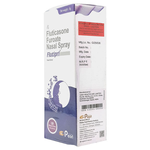 Flutiprl Nasal Spray 120 mdi, Pack of 1 NASAL SPRAY Flutiprl Nasal Spray 120 mdi, Pack of 1 NASAL SPRAY